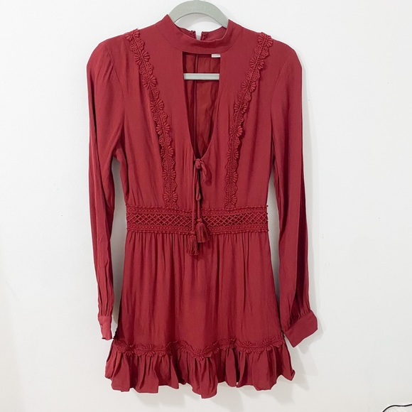 x Revolve Marjorie Mulberry Dress - Picture 7 of 14